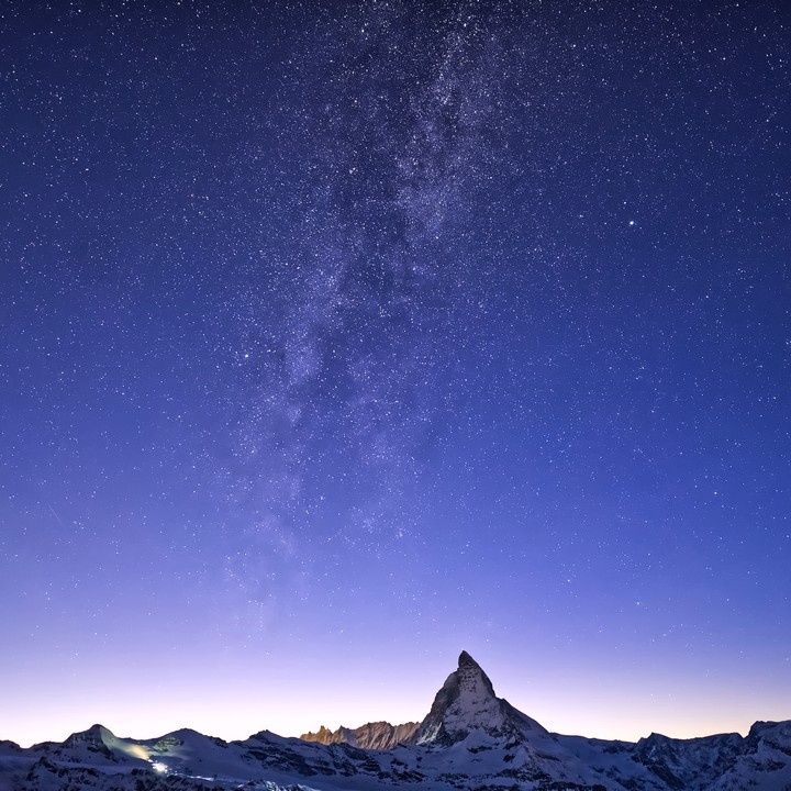 Matterhorn mit Milchstrasse